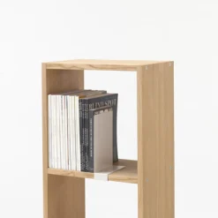 Discount Muji Étagère étroite en chêne ‐ 2 niveaux (Dont Eco‐part. 0,82 €)