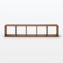 Best Muji Étagère étroite en noyer ‐ 5 niveaux (Dont Eco‐part. 2,80 €)