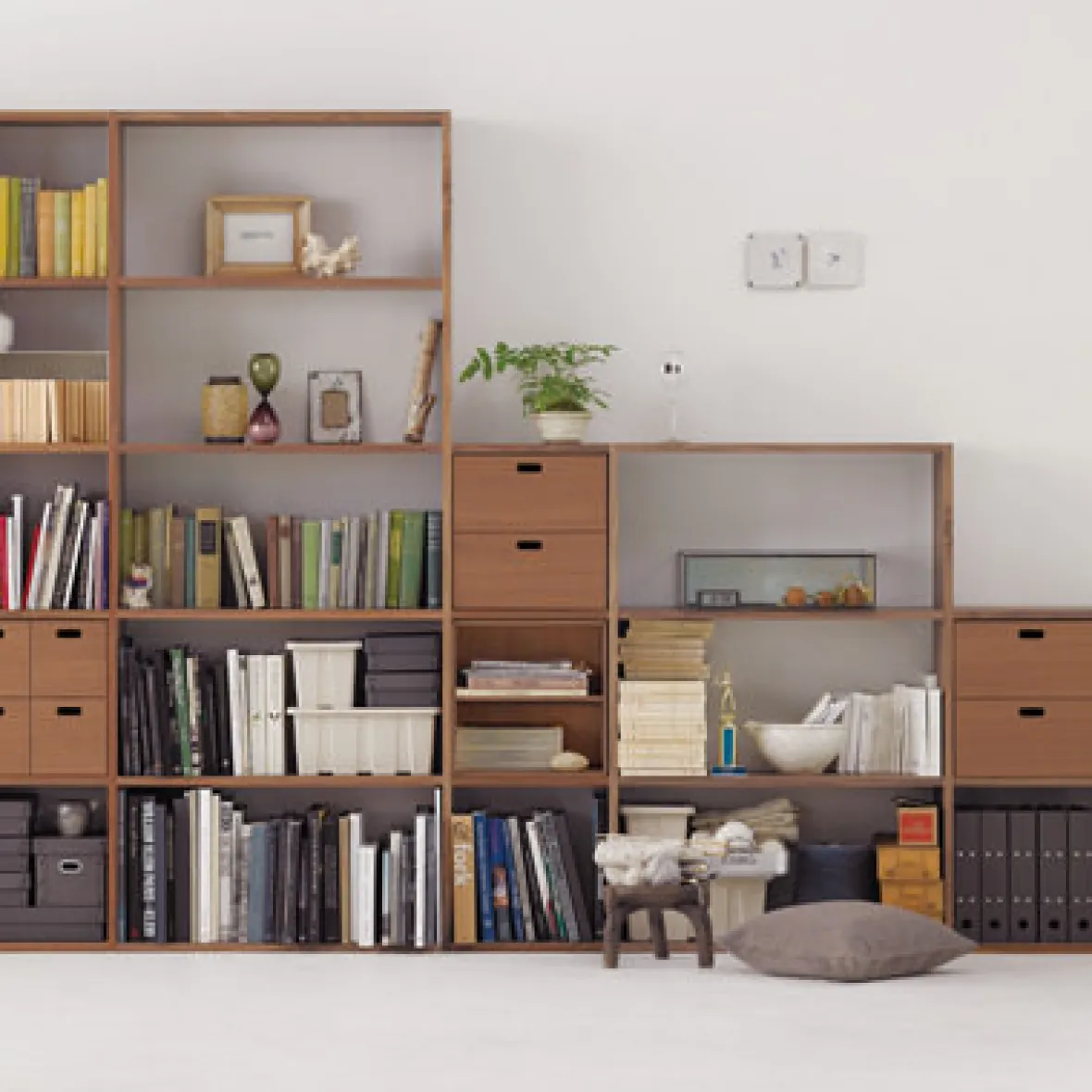 Best Muji Étagère étroite en noyer ‐ 5 niveaux (Dont Eco‐part. 2,80 €)