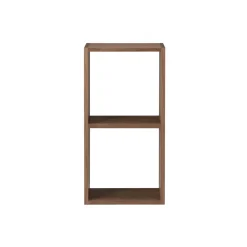 Discount Muji Étagère étroite en noyer ‐ 2 niveaux (Dont Eco‐part. 0,82 €)