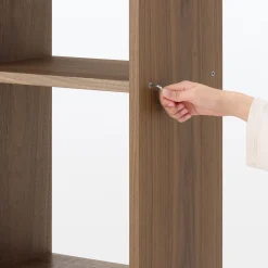 Discount Muji Étagère étroite en noyer ‐ 2 niveaux (Dont Eco‐part. 0,82 €)