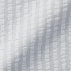 Clearance Muji Taie d'oreiller en coton Seersucker 65 x 65 cm