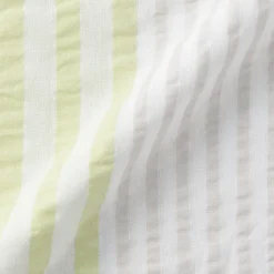 Clearance Muji Taie d'oreiller en coton Seersucker 65 x 65 cm