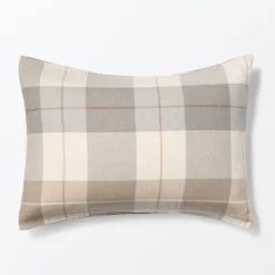 Clearance Muji Taie d'oreiller en flanelle de coton - Moyenne