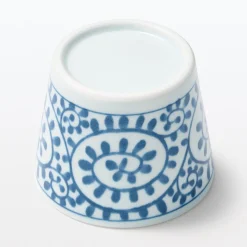Best Muji Tasse à saké en porcelaine Hasami - Motif arabesque