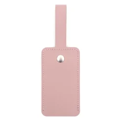 Muji Étiquette de bagage en cuir recyclé - Rosa