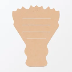 Outlet Muji Étiquettes cadeaux - Bouquet, lot de 3