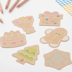 Discount Muji Étiquettes cadeaux - Gâteau, lot de 3