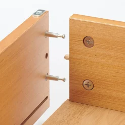 Outlet Muji Tiroir de dessous de lit en bois d'hévéa