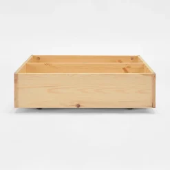 Outlet Muji Tiroir de lit en pin avec séparateur