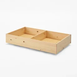 Outlet Muji Tiroir de lit en pin avec séparateur