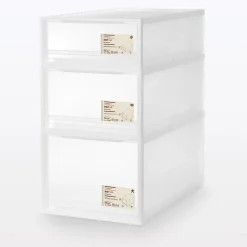 Online Muji Tiroir de rangement empilable - [40 x 65 cm] - Hauteur 18 cm
