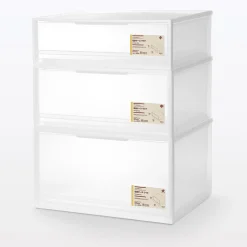 Best Muji Tiroir de rangement empilable - [55 x 44.5 cm] - Hauteur 30 cm