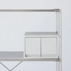 Best Muji Tiroir en PP A4 gris blanc 2 compartiments L26 XP37X H17.5cm