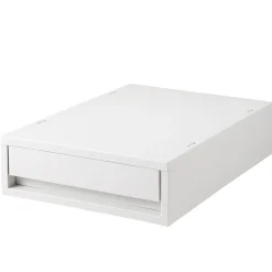 Discount Muji Tiroir en PP A4 gris blanc P26X L37X H9cm