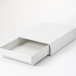 Discount Muji Tiroir en PP A4 gris blanc P26X L37X H9cm