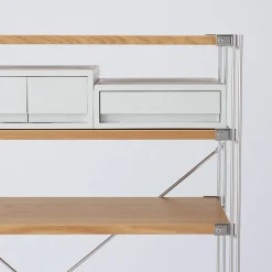 Discount Muji Tiroir en PP A4 gris blanc P26X L37X H9cm