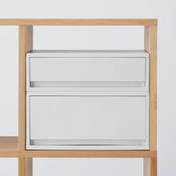 Discount Muji Tiroir en PP paysage blanc L37xP26xH12cm