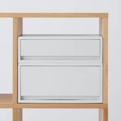 Discount Muji Tiroir en PP paysage blanc L37xP26xH12cm