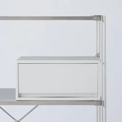 Muji Tiroir en PP paysage gris blanc L37 X P26 X H17.5 cm