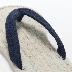 Clearance Muji Tongs d'intérieur en coton mélangé