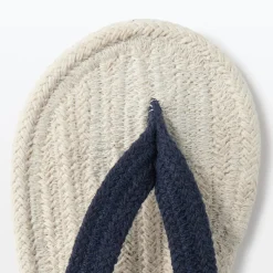 Clearance Muji Tongs d'intérieur en coton mélangé