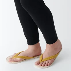 Clearance Muji Tongs d'intérieur en coton mélangé