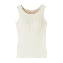 Clearance Muji Top brassière court côtelé en coton pour femme