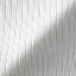 Online Muji Top brassière court côtelé en coton pour femme