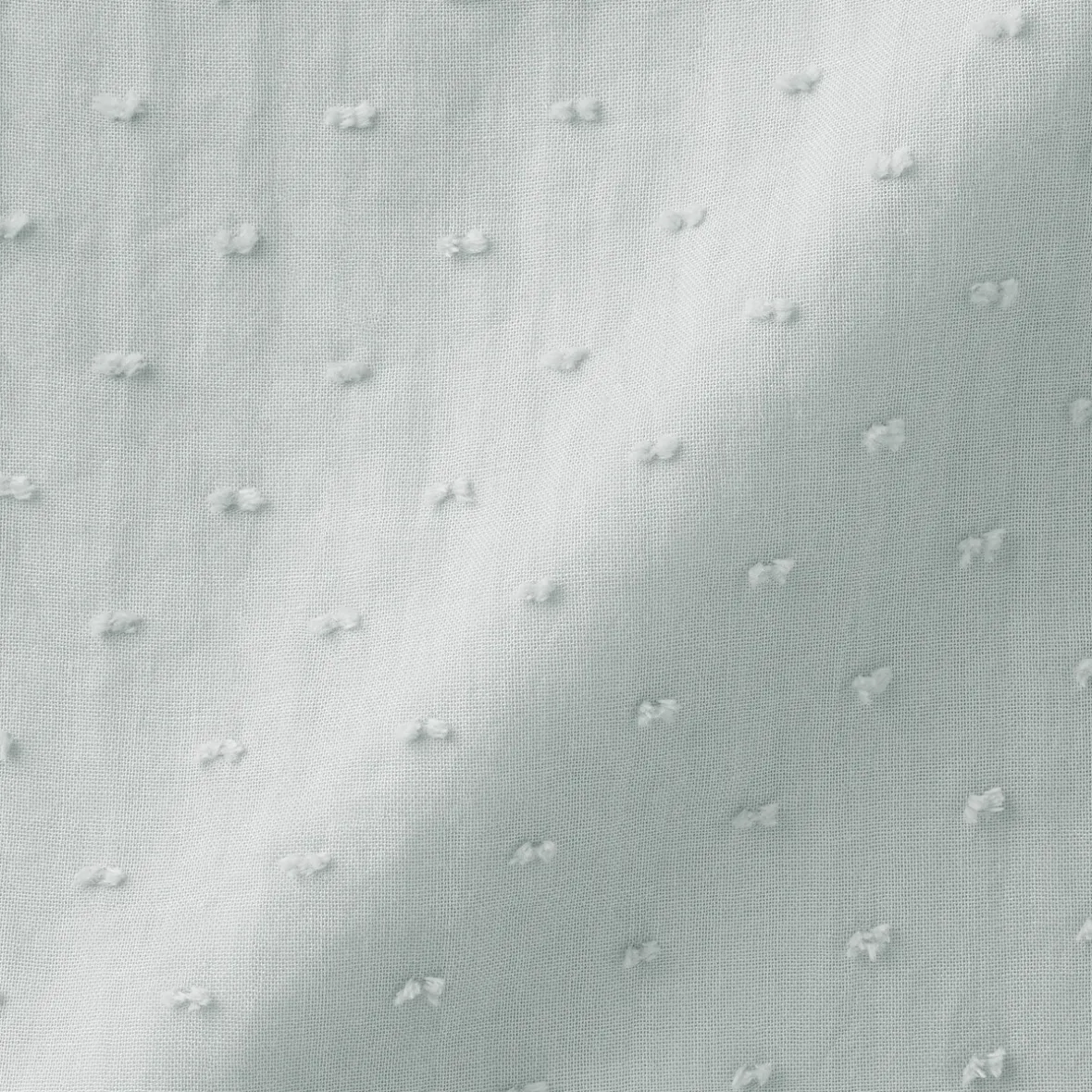 Hot Muji Top sans manches en double gaze à pois dobby pour femme