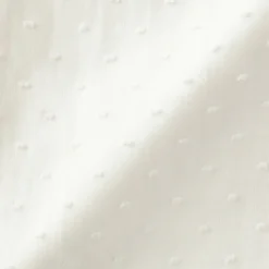 Hot Muji Top sans manches en double gaze à pois dobby pour femme