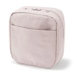 Discount Muji Trousse de maquillage à poser en nylon texturé