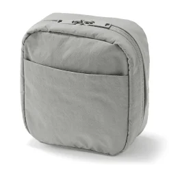 Discount Muji Trousse de maquillage à poser en nylon texturé