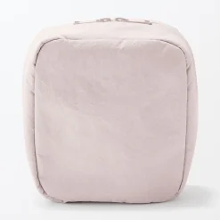 Discount Muji Trousse de maquillage à poser en nylon texturé