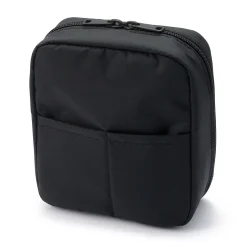 Outlet Muji Trousse de maquillage en nylon autoportante