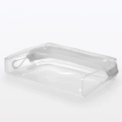 Outlet Muji Trousse de toilette transparente ‐ Pochette de voyage 12 x 18,5 x 4 cm