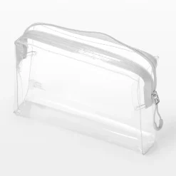 Outlet Muji Trousse de toilette transparente ‐ Pochette de voyage 12 x 18,5 x 4 cm