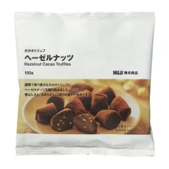 Muji Truffes fantaisie au cacao et à la noisette