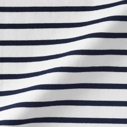 Muji T-shirt à col bateau en coton épais délavé pour homme