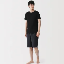 Discount Muji T‐shirt à col rond en coton respirant pour homme