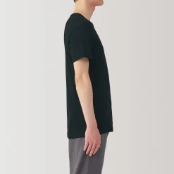 Discount Muji T‐shirt à col rond en coton respirant pour homme