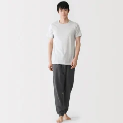 Discount Muji T‐shirt à col rond en coton respirant pour homme