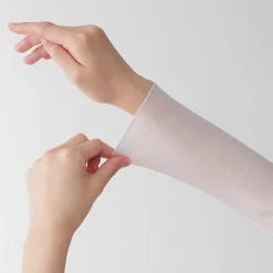 Discount Muji T-shirt à col roulé transparent à manches longues en mélange de lyocell pour femme