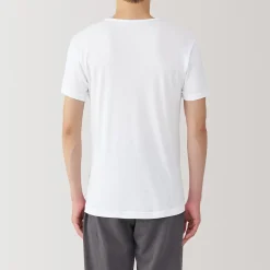 Online Muji T‐shirt à col V en coton respirant pour homme