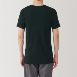 Online Muji T‐shirt à col V en coton respirant pour homme