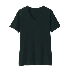 Online Muji T‐shirt à col V en coton respirant pour homme