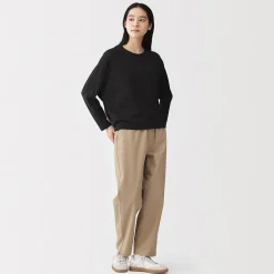 Discount Muji T-shirt à manches longues chauve-souris en jersey lyocell pour femme