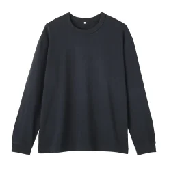 Clearance Muji T‐shirt à manches longues en tricot traditionnel pour homme