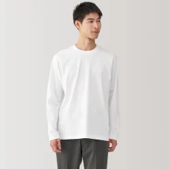 Online Muji T‐shirt à manches longues en jersey pour homme