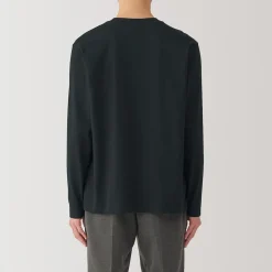 Online Muji T‐shirt à manches longues en jersey pour homme